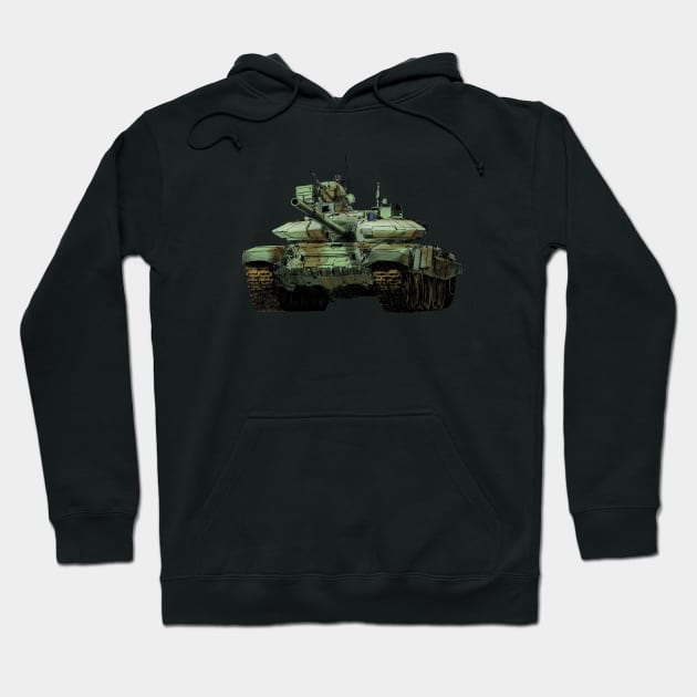 Tank T-90 Hoodie by sibosssr